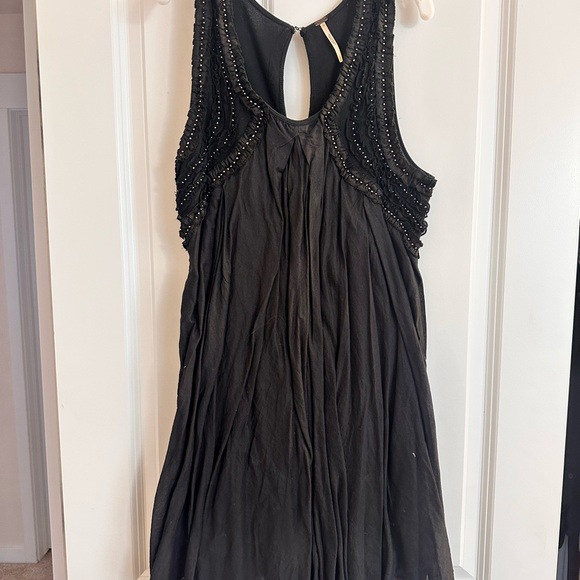 Free People Black Beaded Dress - Picture 1 of 6